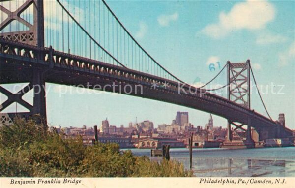 Philadelphia Pennsylvania Benjamin Franklin Bridge