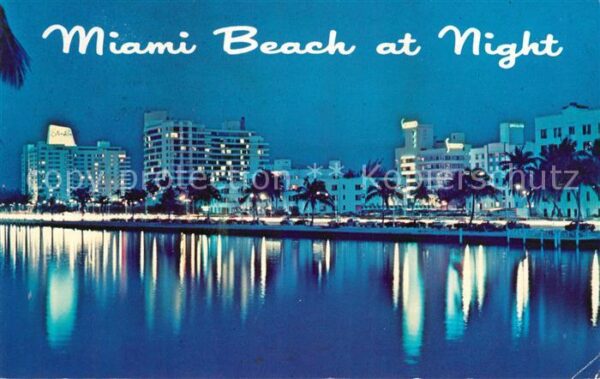 Miami Beach Nachtaufnahme