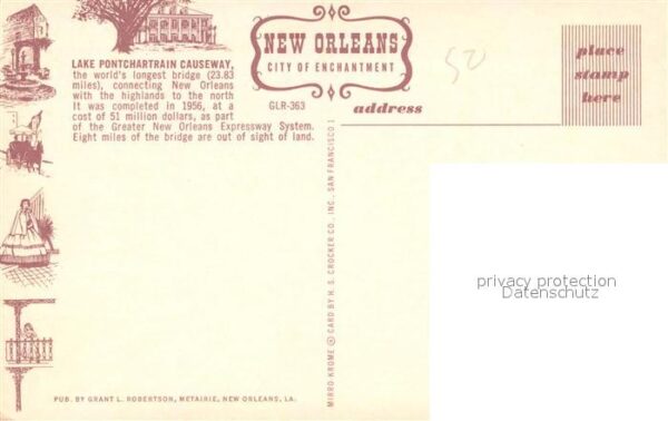 New Orleans Louisiana Lake Pontchartrain Causeway – Bild 2