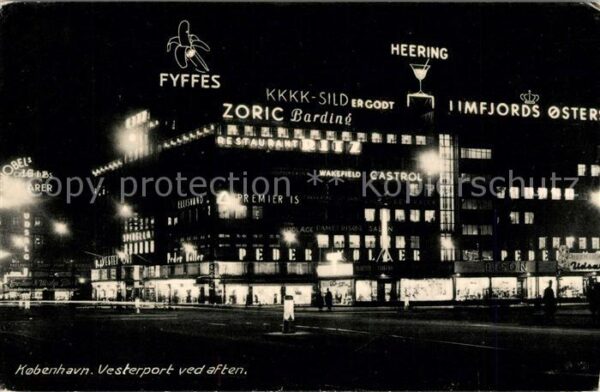 Kobenhavn Vesterport Nacht