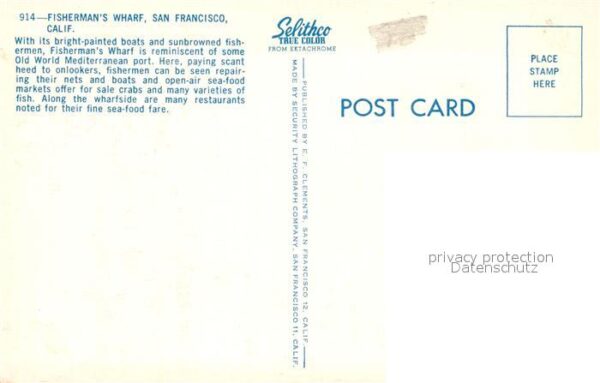 San Francisco California Fishermans Wharf – Bild 2