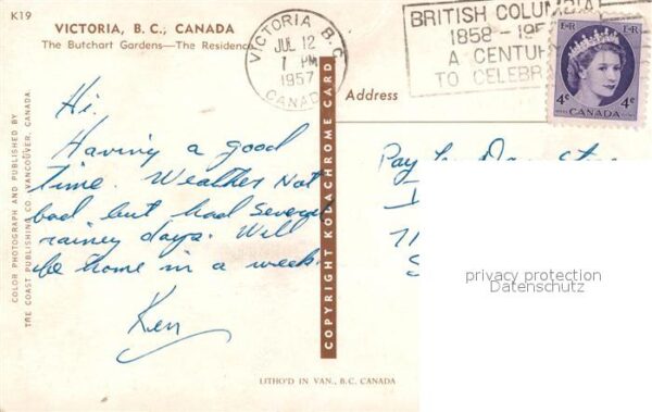 Victoria British Columbia Butchart Gardens Residence – Bild 2