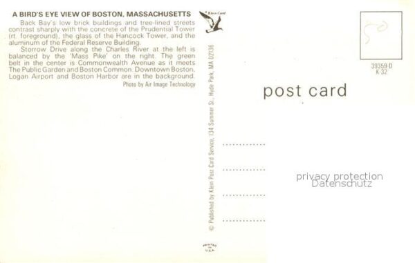 Boston Massachusetts Fliegeraufnahme – Bild 2