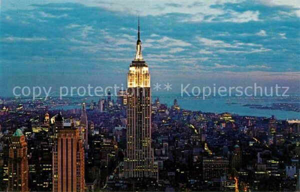 New York City Empire State Building Nacht