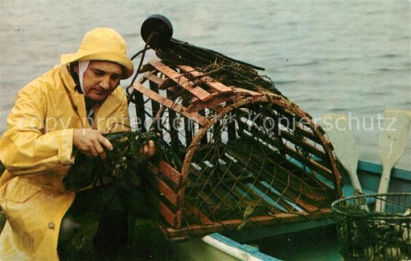 Maine US-State Coast Fisherman