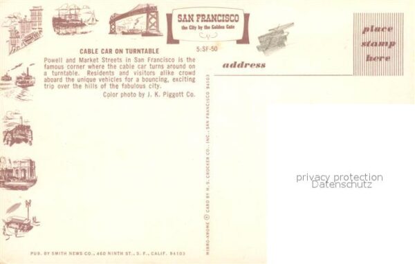 San Francisco California Cable Car on Turntable – Bild 2