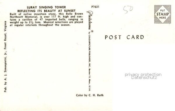 Luray Virginia Singing Tower – Bild 2