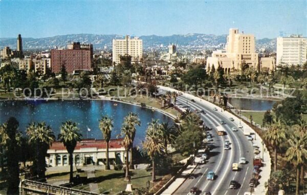 Los Angeles California Wilshire Boulevard Through General Doug