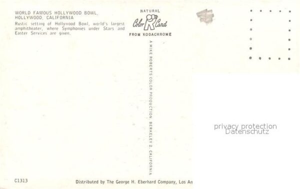 Hollywood California World Famous Hollywood Bowl – Bild 2