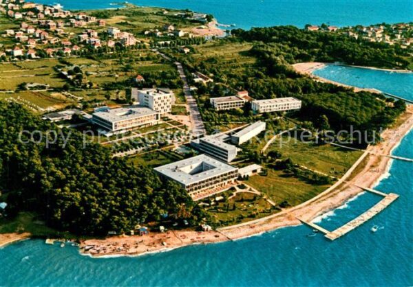 Zadar Zadra Zara Fliegeraufnahme Strand