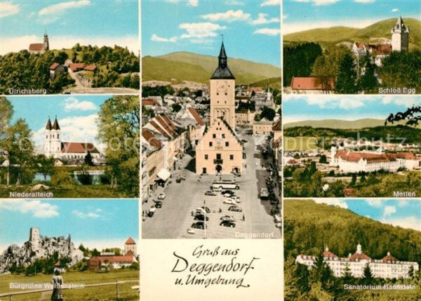 Deggendorf Donau Kirche Schloss Egg Burgruine Weißensee