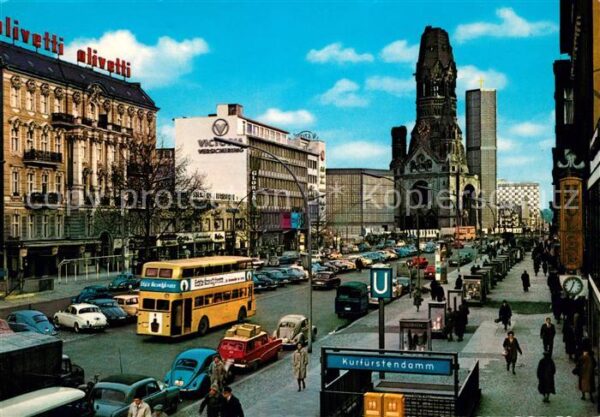 Berlin Kurfürstendamm Kaiser Wilhelm Gedächnis