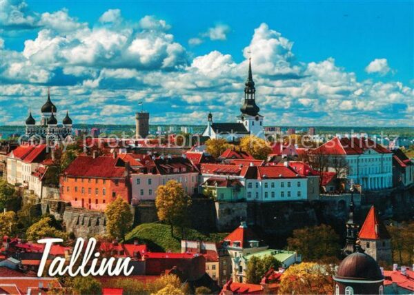 Tallinn Kirchen Stadtansicht