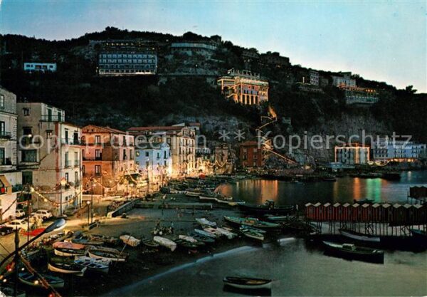 Sorrento Campania Meeresküste Abendstimmung