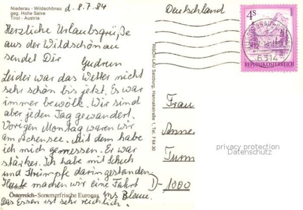 Niederau Wildschönau Panorama – Bild 2