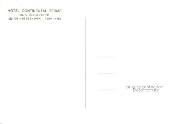 Ischia Hotel Continental Terme – Bild 2