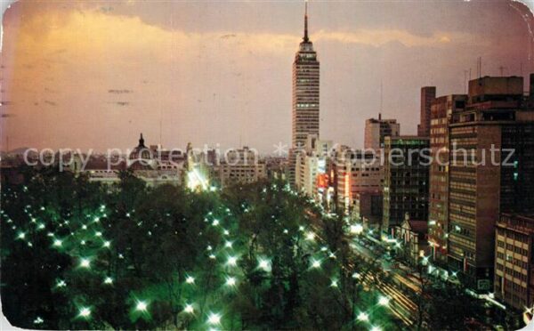 Ciudad de Mexico Stadtansicht Nacht