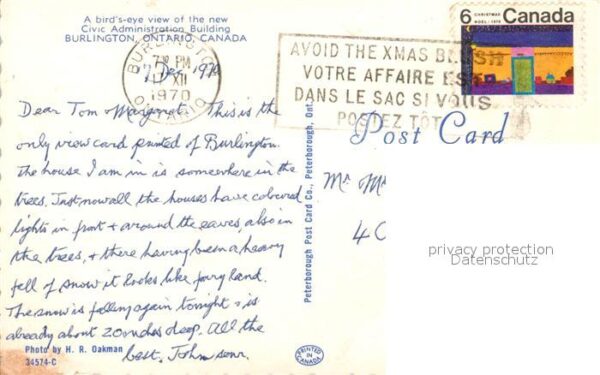 Burlington Ontario Fliegeraufnahme Civic Administration – Bild 2