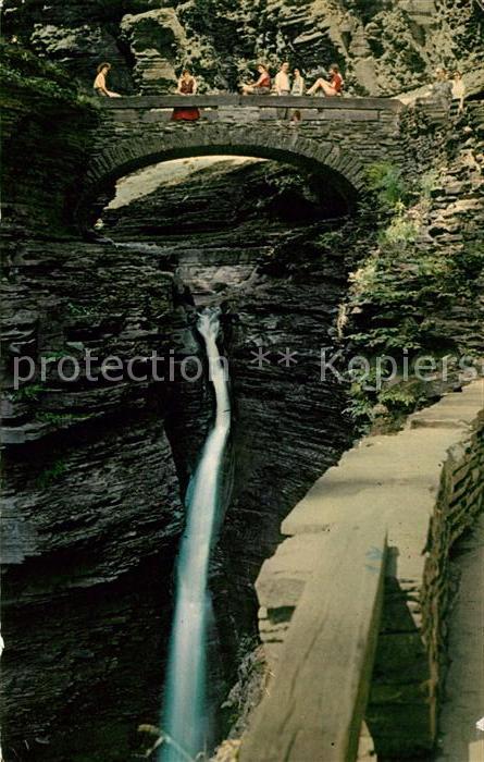 Watkins Glen Stone Arch Cascade
