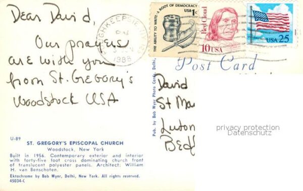 Woodstock New York Gregorys Episcopal Church – Bild 2