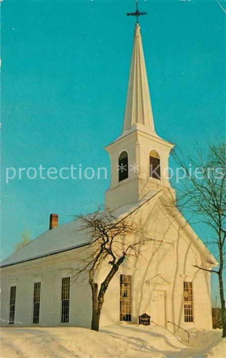 Rumford Maine Kirche Winterlandschaft