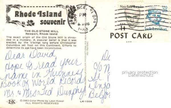 Rhode Island US-State Old Stone Mill Newport – Bild 2