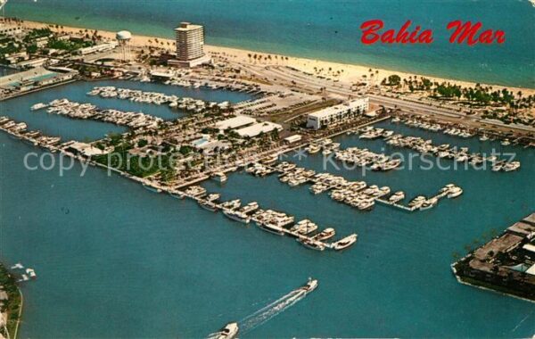 Lauderdale Fliegeraufnahme Bahia Mar Hafen