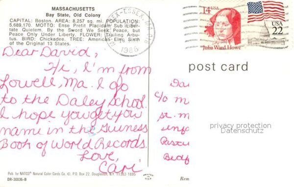 Massachusetts US-State Bay State Old Colony – Bild 2