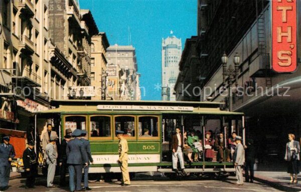 San Francisco California Cable Car Turntable