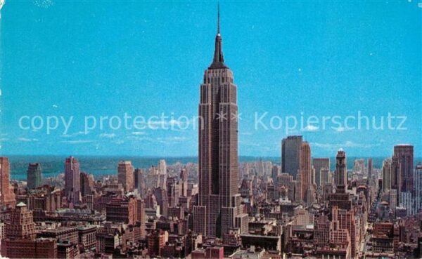 New York City Uptown Skyline Empire state building