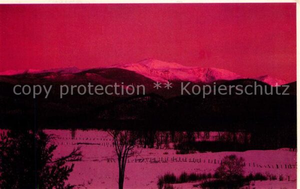 White Mountains New Hampshire Alpen Winter