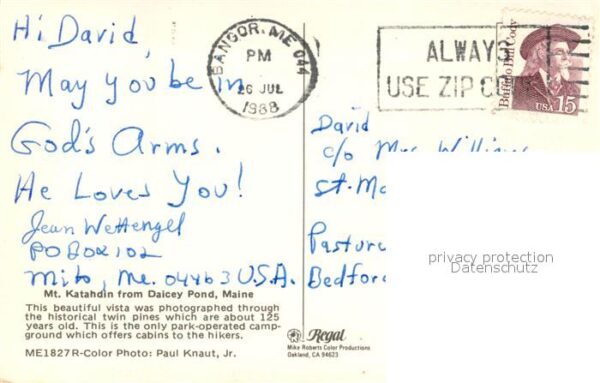 Millinocket Mont Katahdin – Bild 2