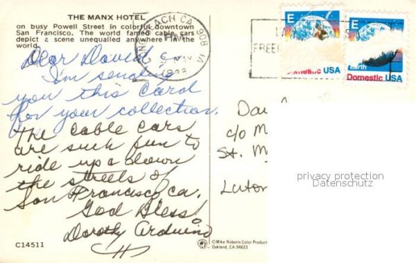 San Francisco California The Manx Hotel – Bild 2