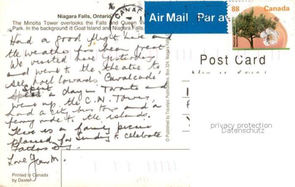 Ontario California Fliegeraufnahme Niagara Falls – Bild 2