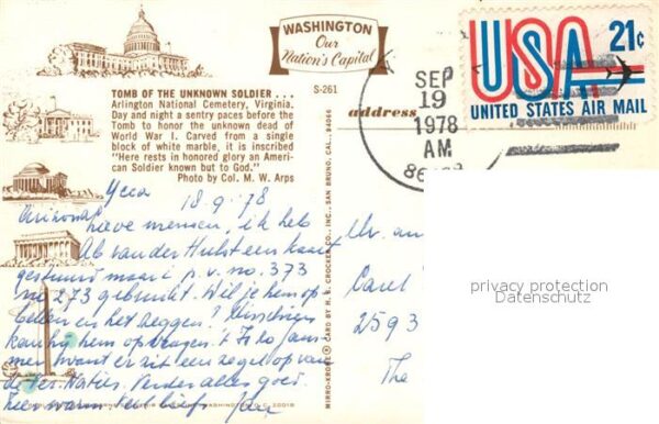 Arlington Virginia Tomb Unknown Soldier – Bild 2