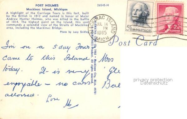 Mackinac Island Fort Holmes Pferdekutsche – Bild 2