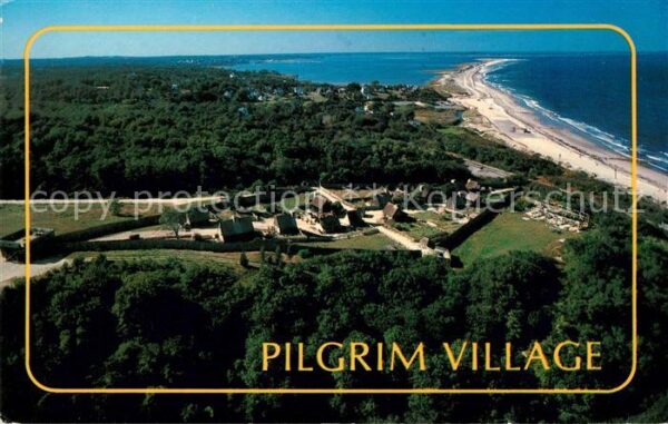 Plymouth Massachusetts Pilgrim Village Fliegeraufnahme