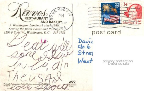 Washington DC Restaurant Reeves – Bild 2