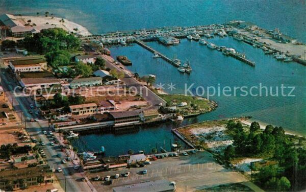 Panama City Florida Fliegeraufnahme Smith Yacht Basin Saint