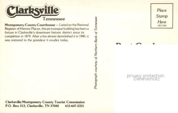 Clarksville Tennessee Montgomery County Courthouse – Bild 2