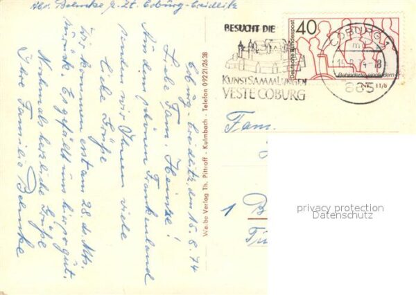 Coburg Stadtansichten Parkanlage – Bild 2