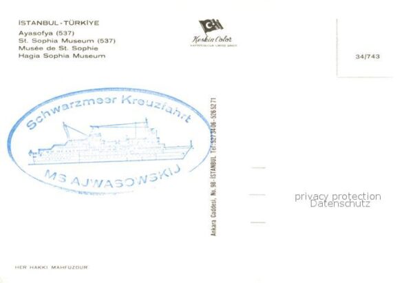 Istanbul Constantinopel Sophia Museum – Bild 2