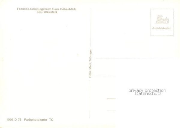 Braunfels Familien Erholungsheim Haus H&#246henbl – Bild 2