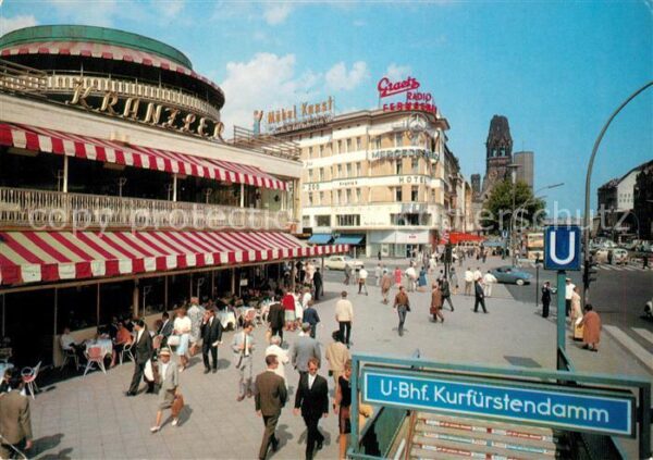 Berlin Cafe Kranzler Kurf&#252rstendamm