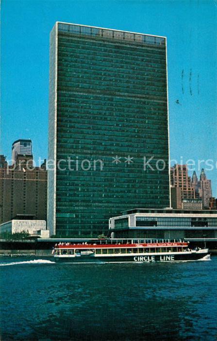 New York City East River Circle Line Yacht United Nat