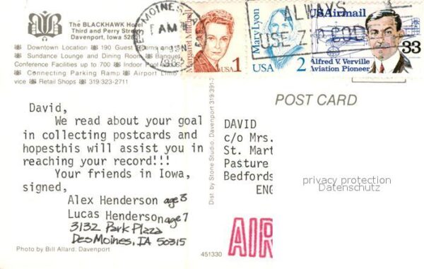 Davenport Iowa Blackhawk Hotel – Bild 2