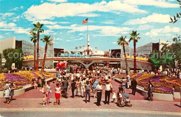 Long Beach California Disneyland_s Tomorrowland Entrance