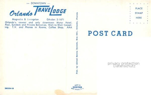 Orlando Florida Travel Lodge Motel Swimming Pool – Bild 2