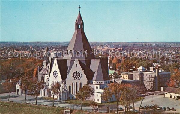 Quebec Vue aerienne de la nouvelle Basilique S