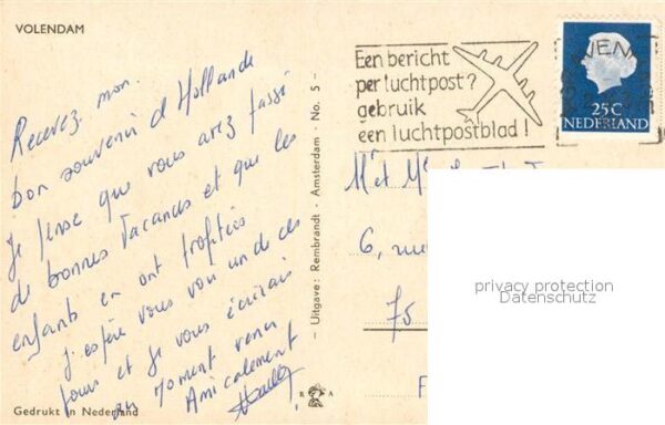 Volendam Fischerboote Trachten – Bild 2